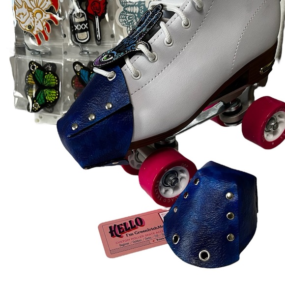 Roller skates toe guards  leather roller skate toe caps - Picture 9 of 9